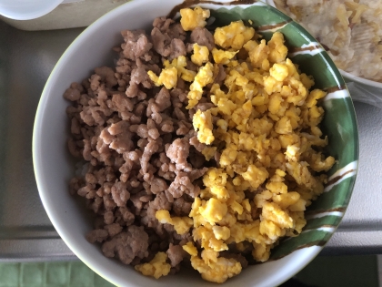 【簡単】二食丼