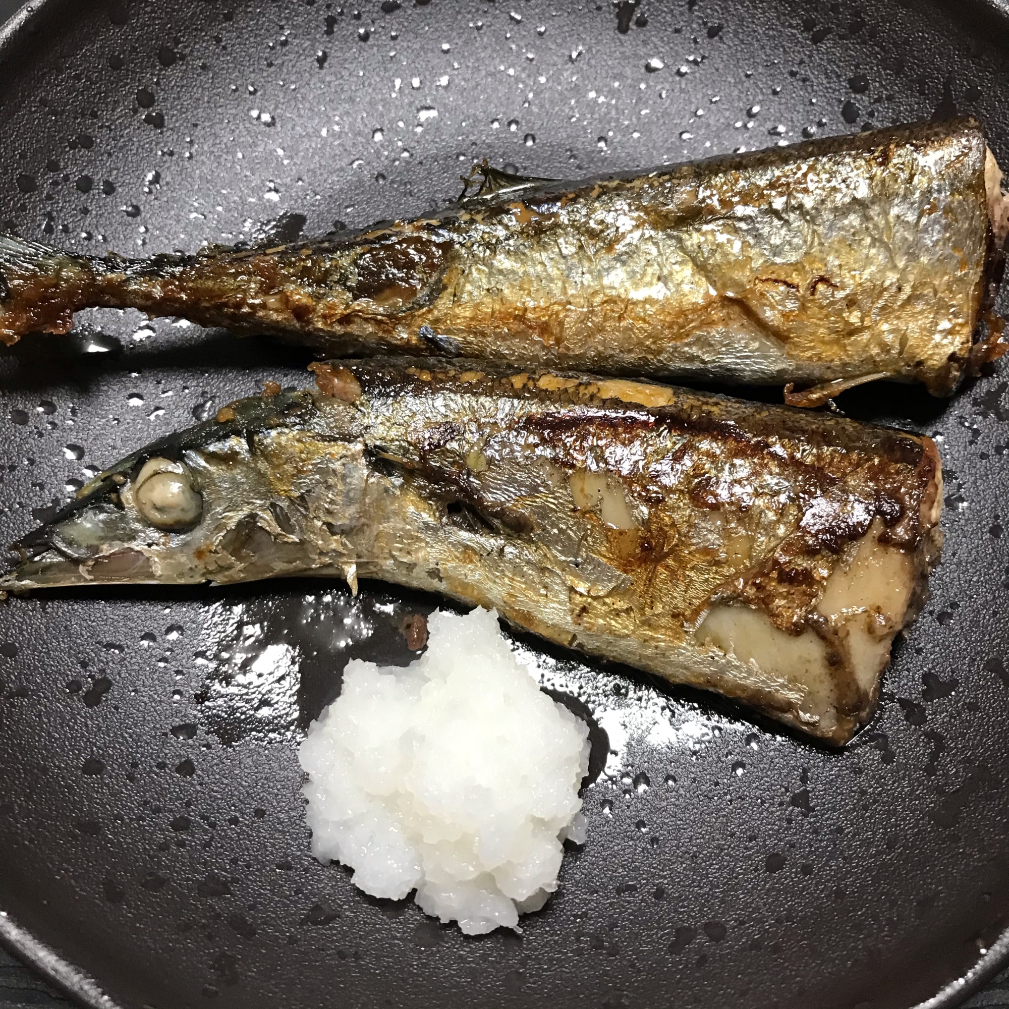 ホットサンドメーカーde秋刀魚の塩焼き