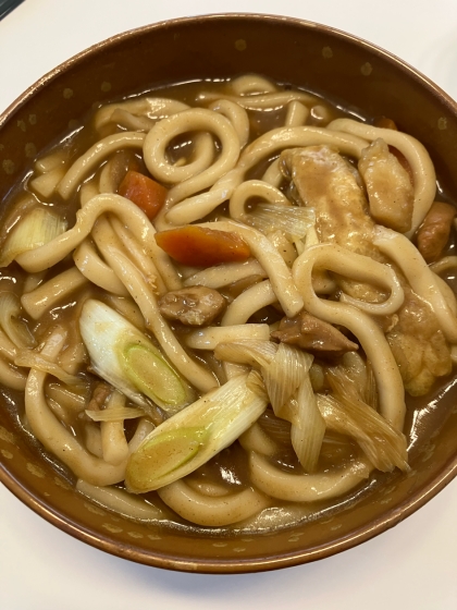 めんつゆとカレー粉で★お蕎麦屋さんのカレーうどん