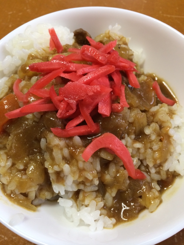 《紅生姜カレー》