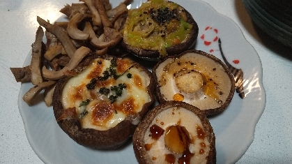 色んな味で作りました♪下のがしょうゆ味です。今度塩でも食べてみたいと思います(^^)d