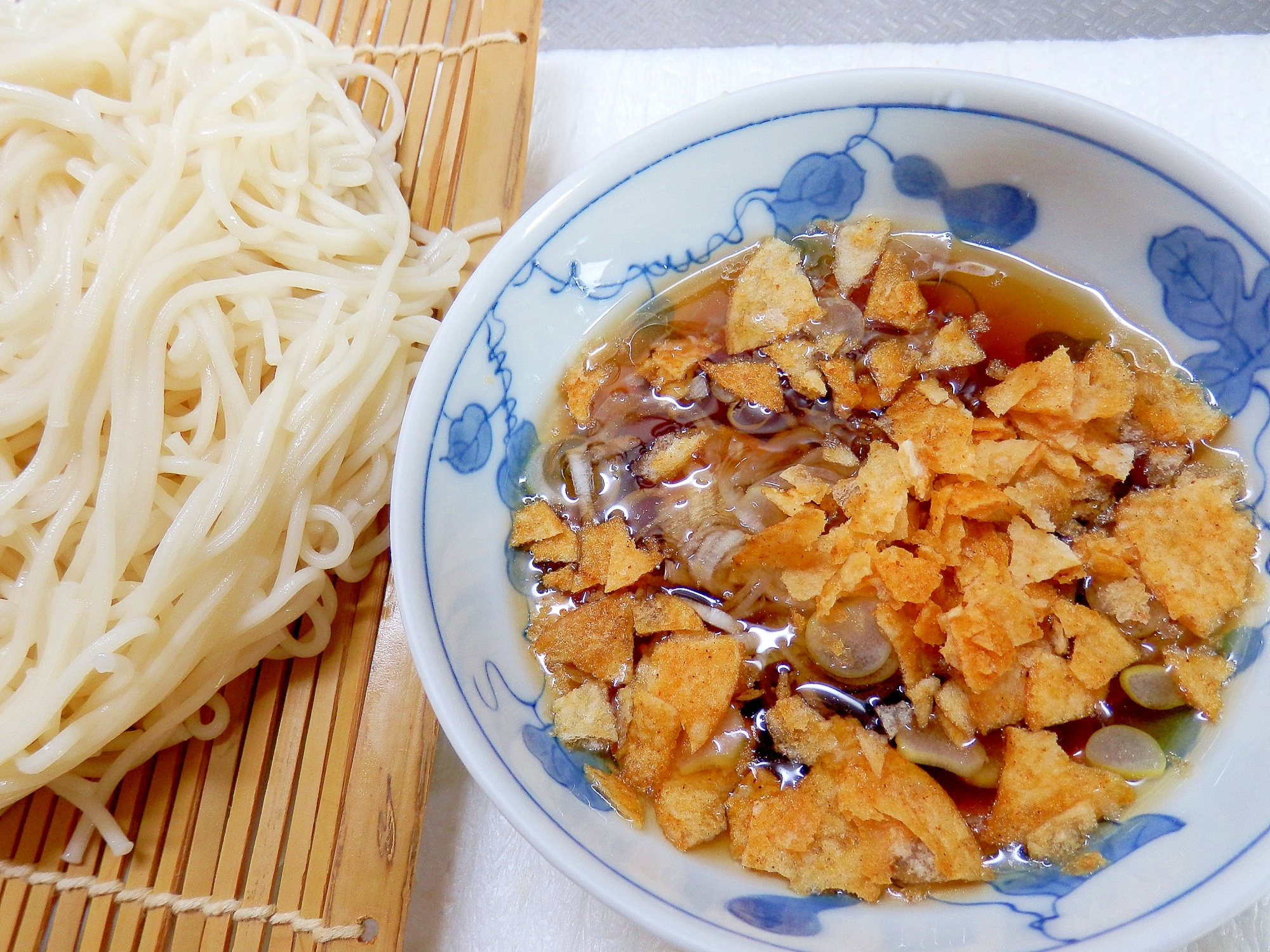 歯触り楽しい・ポテトチップスソーメン