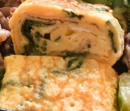 ➿甘めの卵焼き(ネギ入り)➿