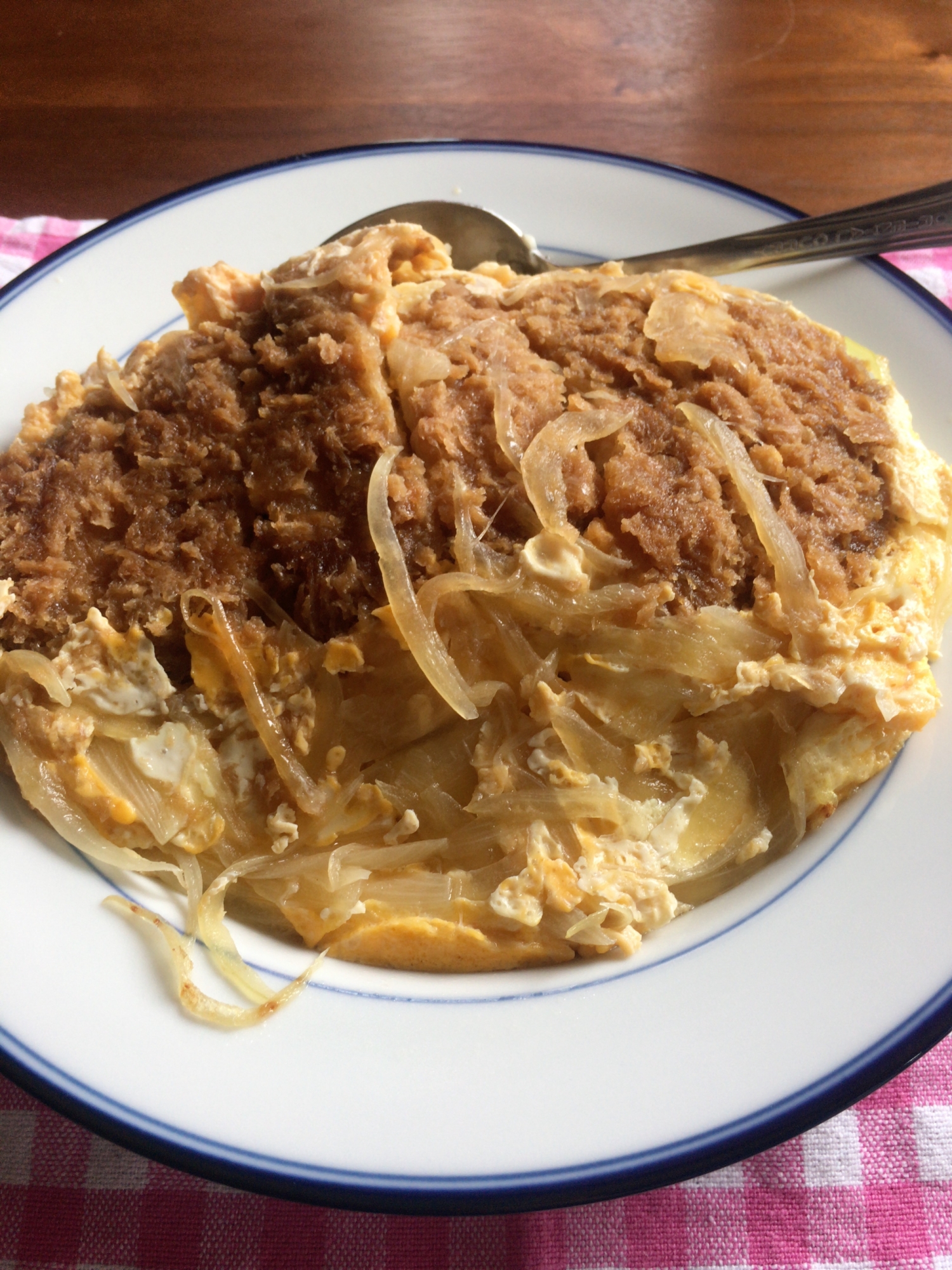 手抜きカツ丼