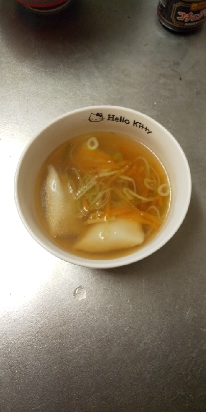 寒いので生姜も入れてみました。
おいしくできました♪