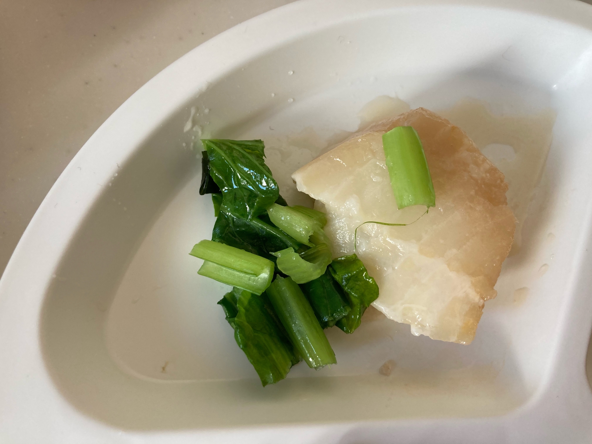 小松菜とカレイの出汁煮＾＾