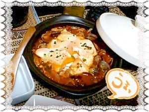 キムチ鍋つゆの素で絹ごし豆腐のスープ レシピ 作り方 By Hideok8 楽天レシピ