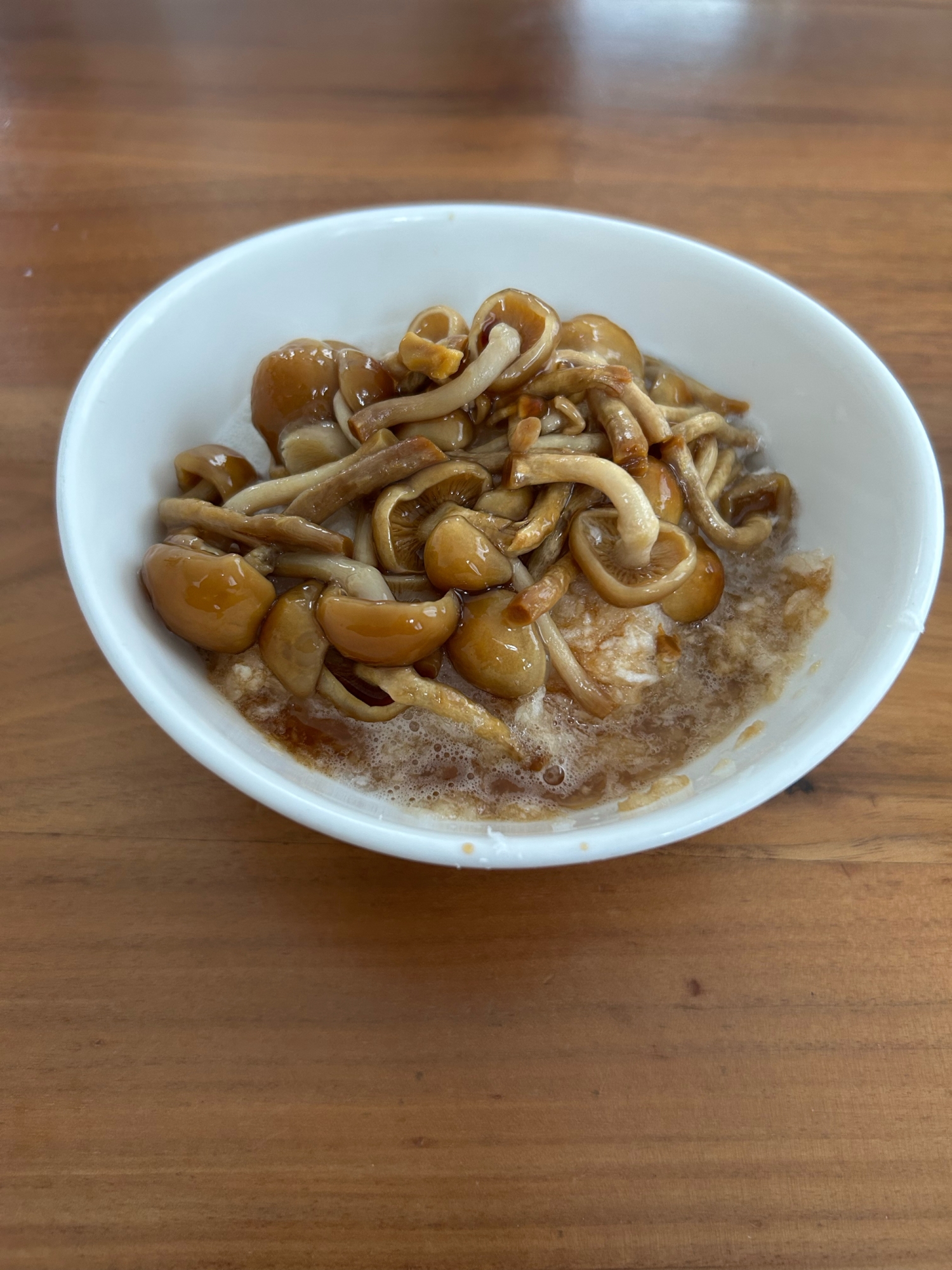 ポン酢でなめこおろし