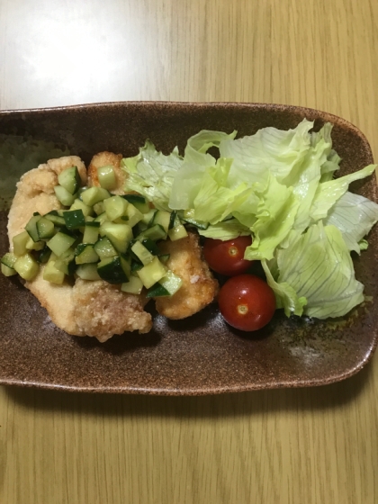 きゅうりの食感が楽しく、食べ応えがあり、美味しかったです。
素敵なレシピありがとうございました。