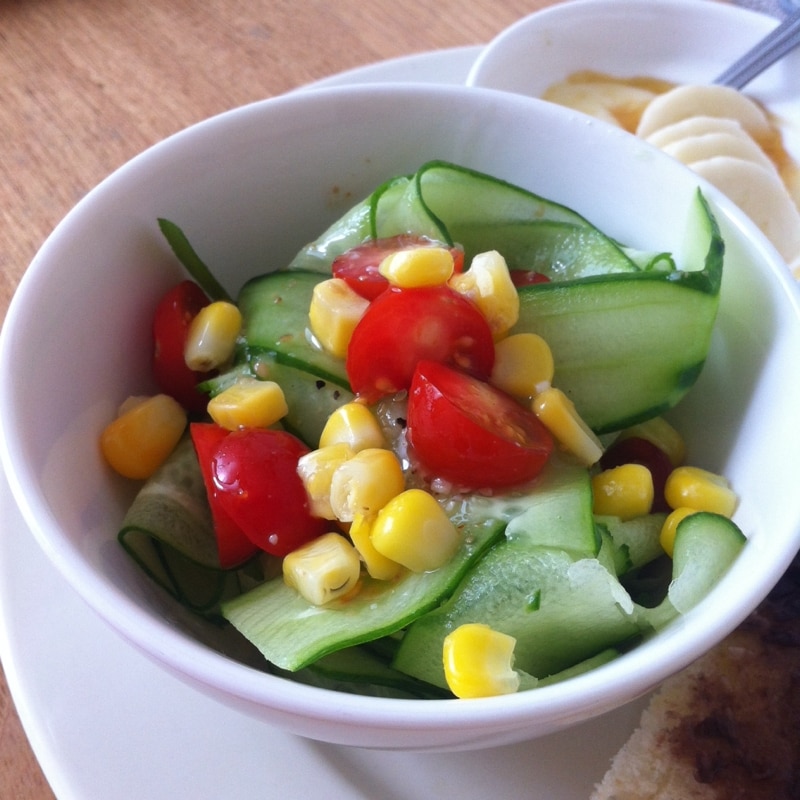 フリットコーンサラダのレシピ