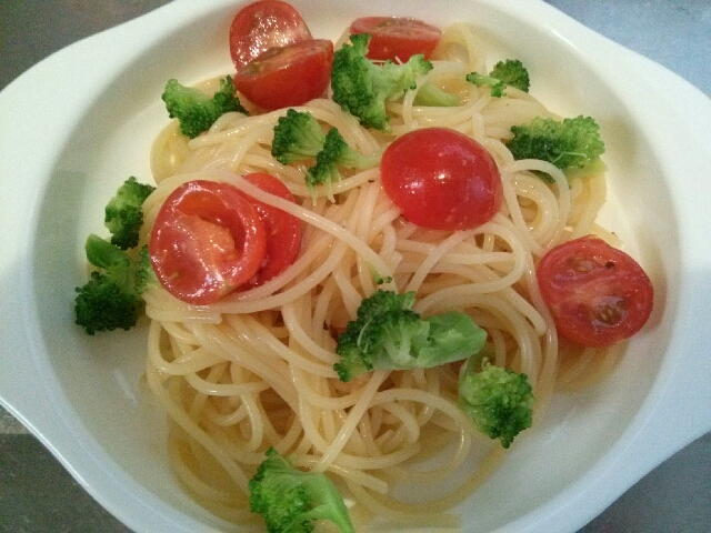 【自分メモ】プチトマト冷製パスタ