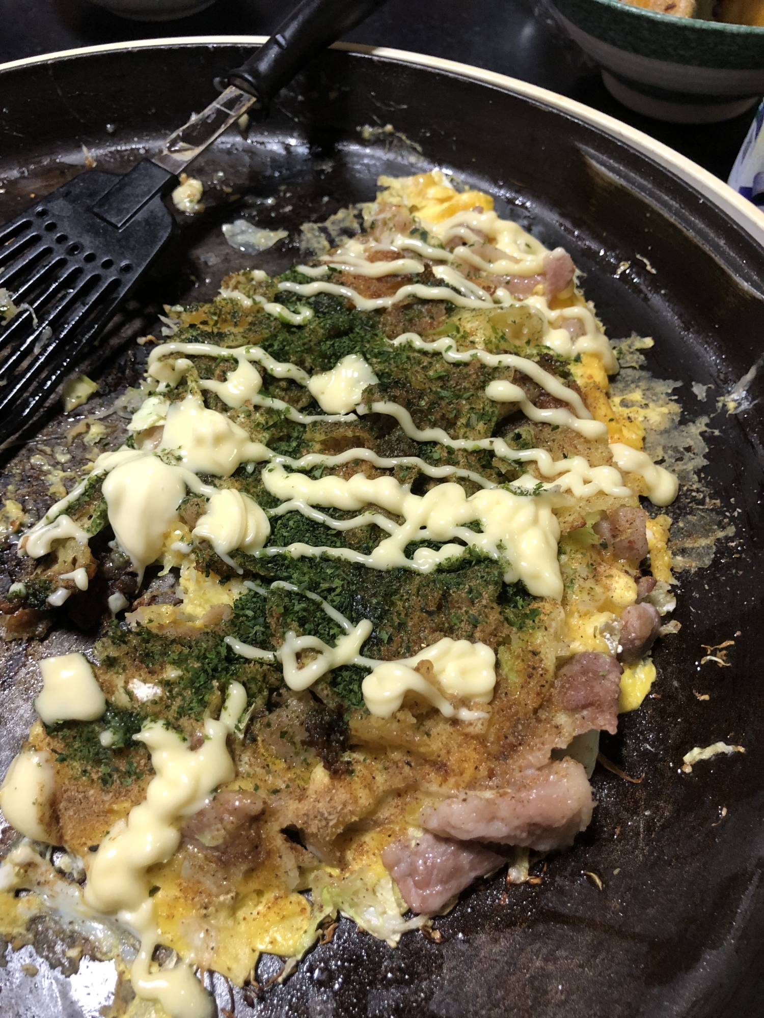 ホットプレートで☆包まないとん平焼き