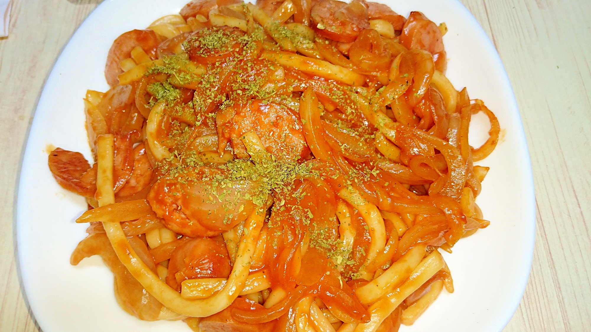 うどんナポリタン