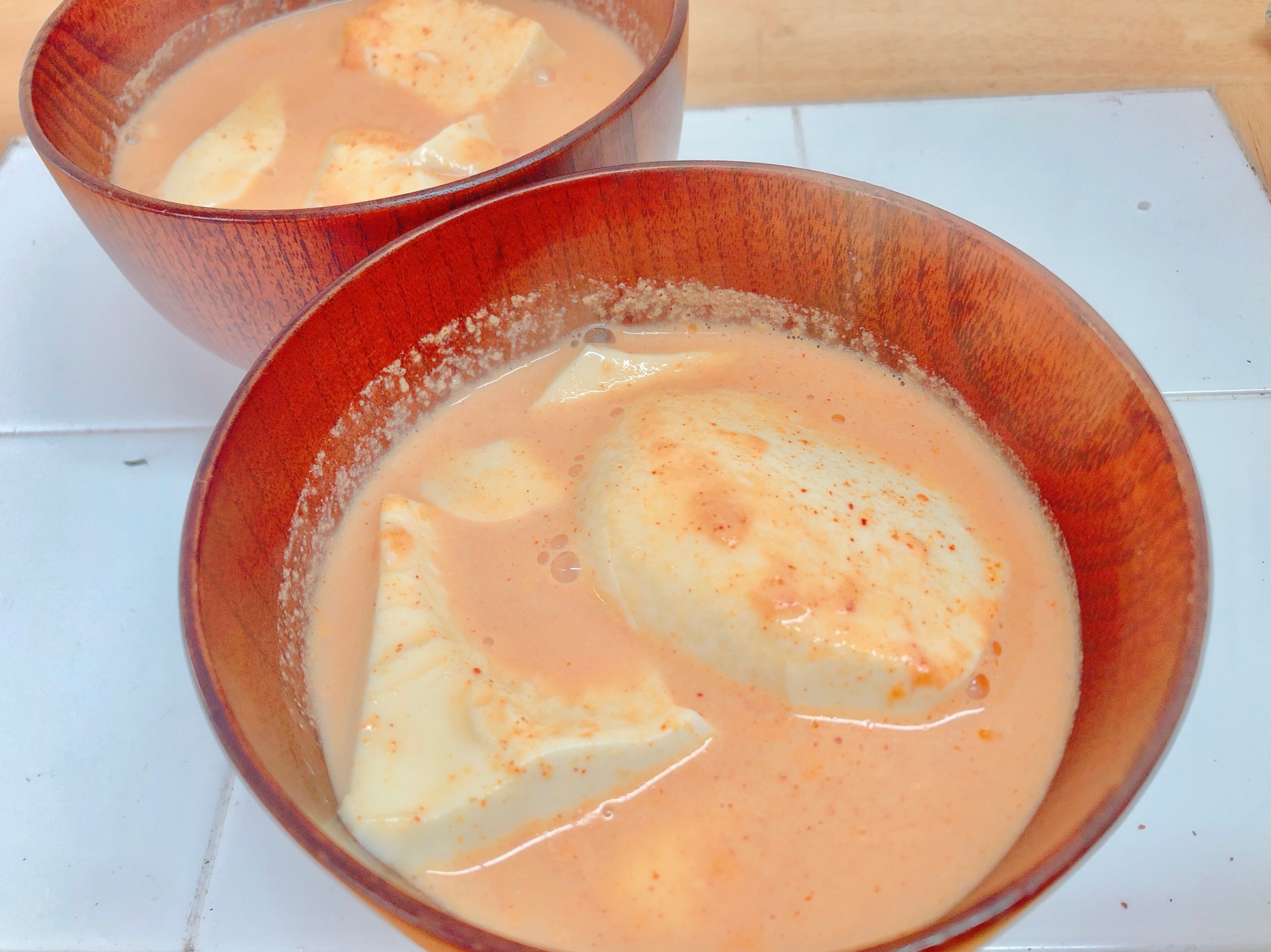 ピリ辛豆乳豆腐