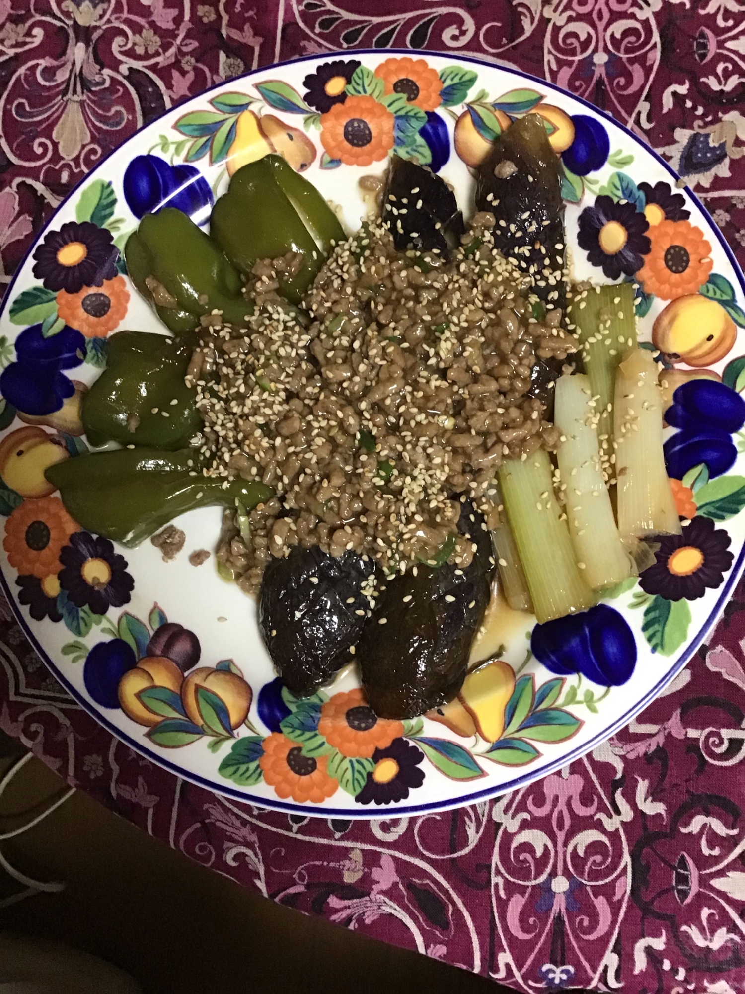 茄子とピーマンのあんかけ煮