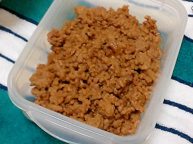 簡単 万能肉味噌そぼろ レシピ 作り方 By かっぺ4217 楽天レシピ