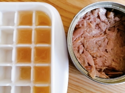 製氷皿に入れてこれから冷凍します♪
便利な方法ありがとうございます(*^-^*)