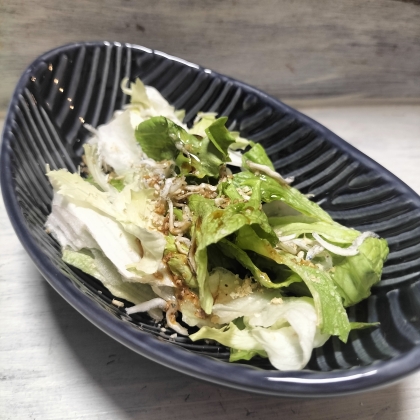 しらすとレタスのサラダ