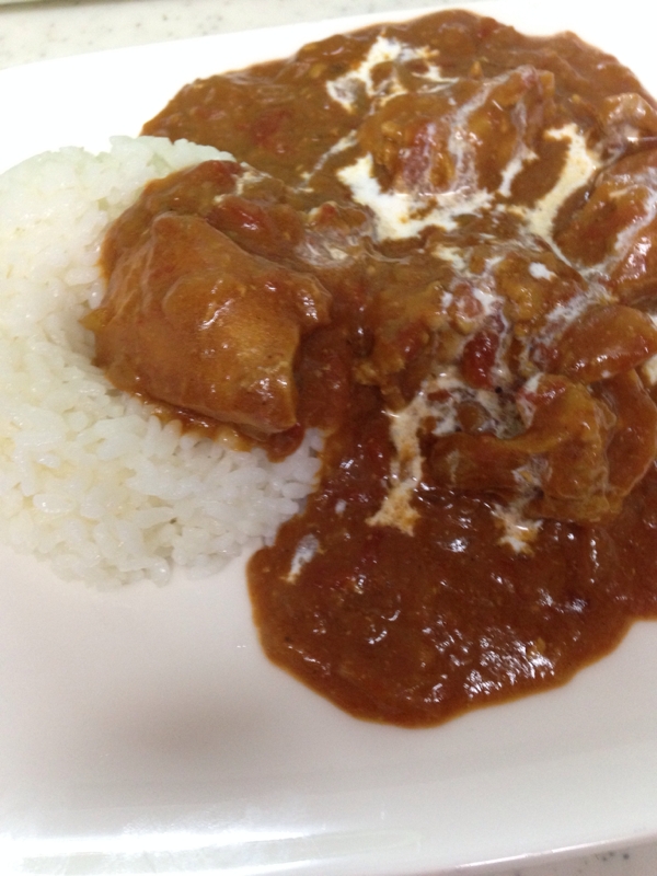 バターチキンカレー風