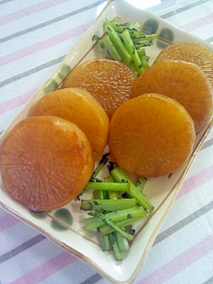 大根ステーキ 圧力鍋で時短 簡単 レシピ 作り方 By りつなるママ 楽天レシピ