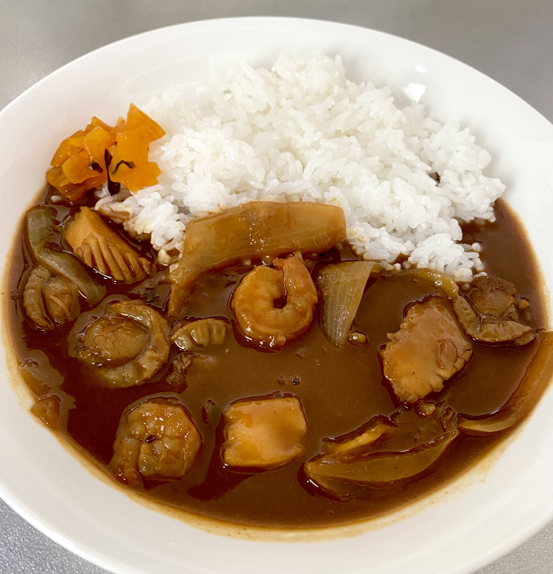 冷凍シーフードでシーフードカレー