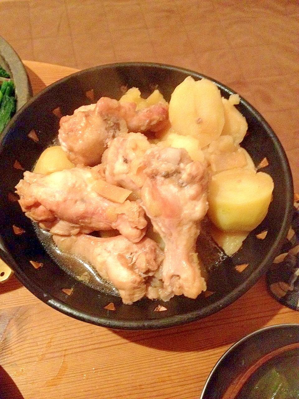 手羽元とじゃがいもの酢醤油煮 圧力鍋レシピ レシピ 作り方 By Macman3737 楽天レシピ