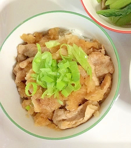 豚のおろし生姜焼き丼