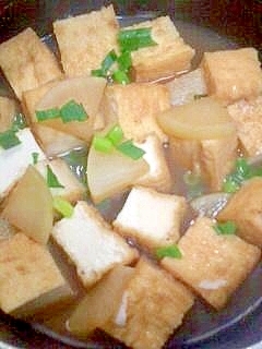 大根と厚揚げの煮もの