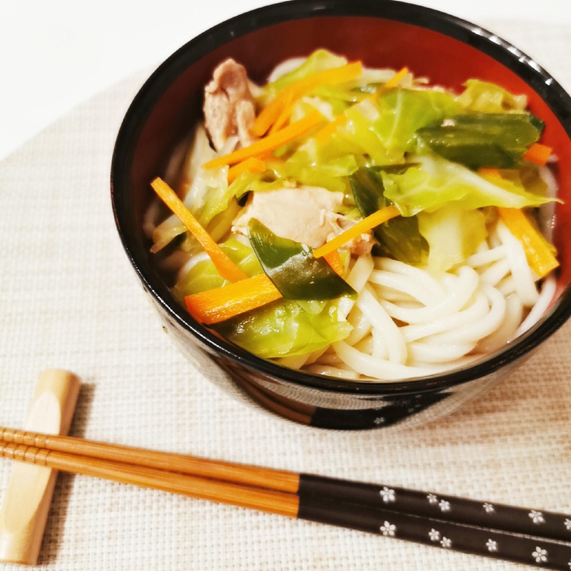 子供も大好き鶏うどん