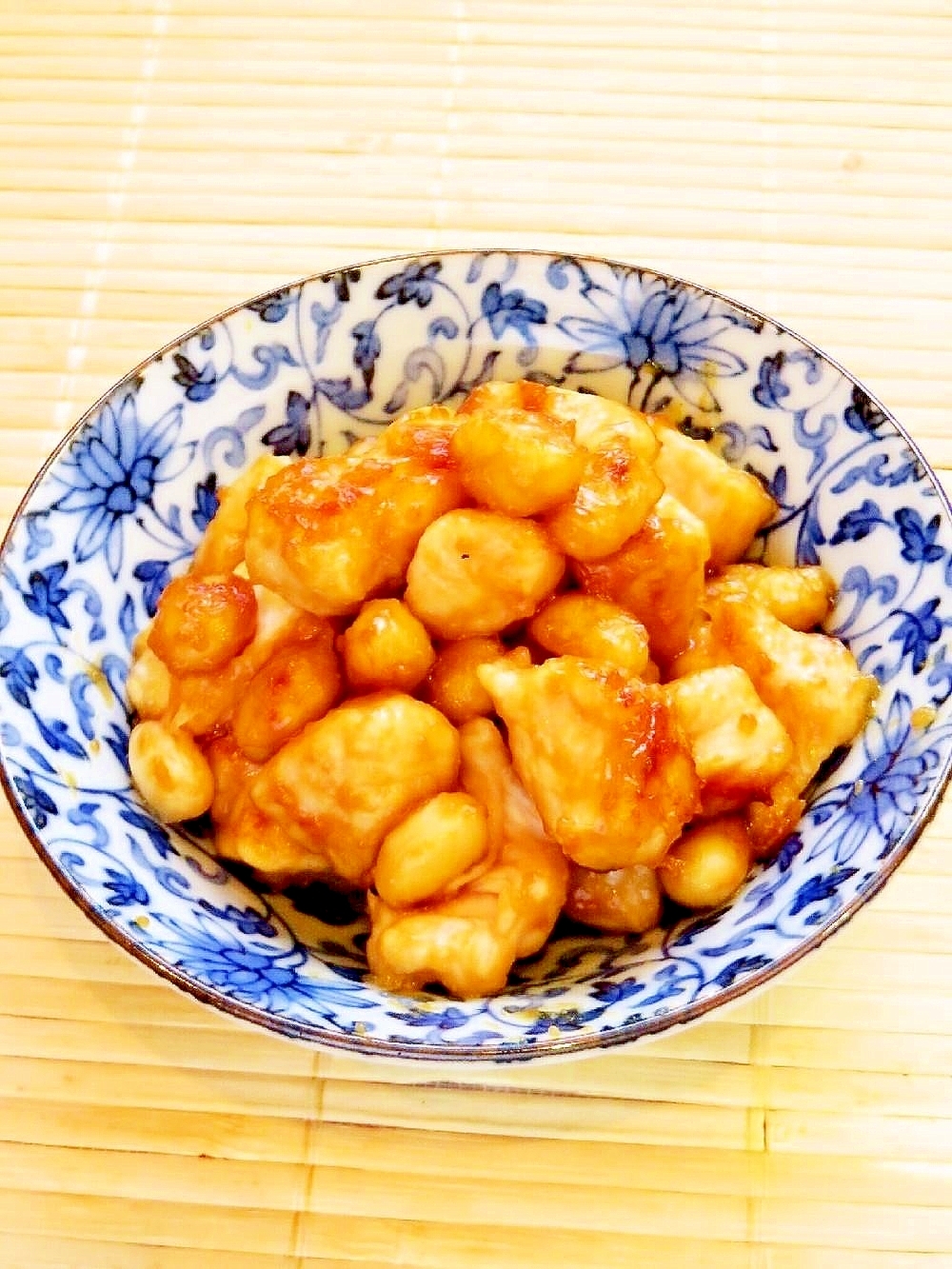 ☺簡単作り置き♪鶏と大豆の味噌炒め☺