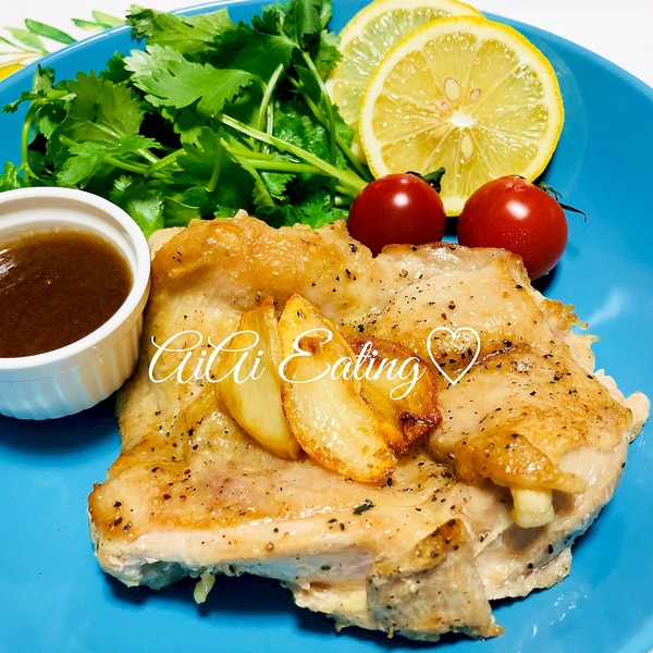 鶏もも肉ジューシー 簡単ガーリックチキンソテー レシピ 作り方 By あいあい 楽天レシピ 鶏もも肉ジューシー 簡単ガーリックチキンソテー レシピ 作り方 By あいあい 楽天レシピ