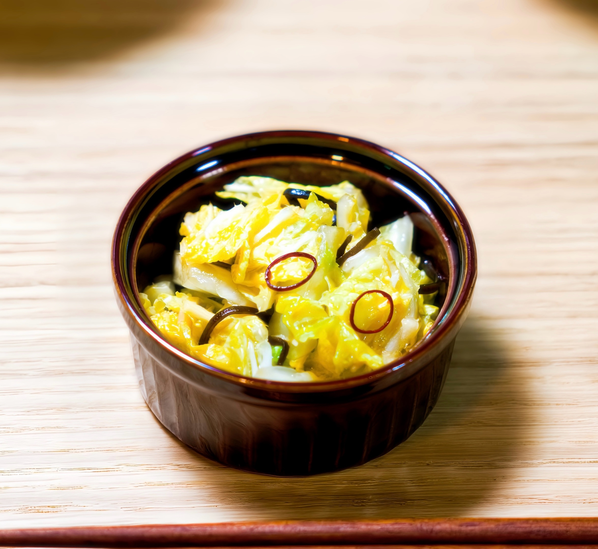 中華風白菜即席漬け〜熱した油がけ #ラーパーツァイ