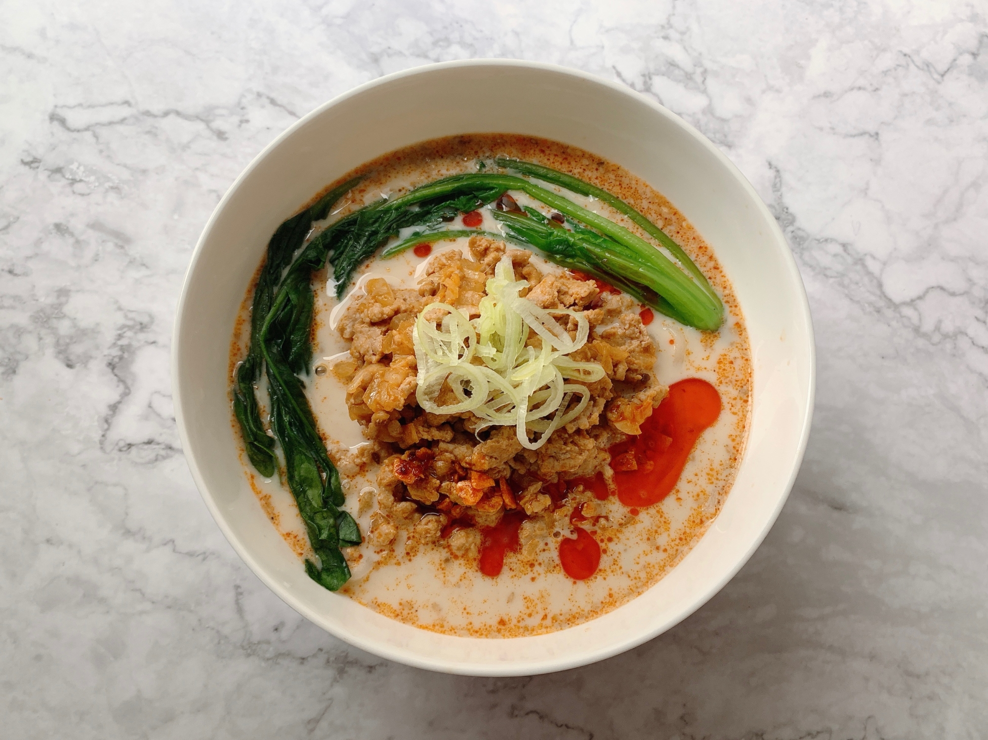 黄金比率!ピリ辛冷やし豆乳胡麻坦々うどん