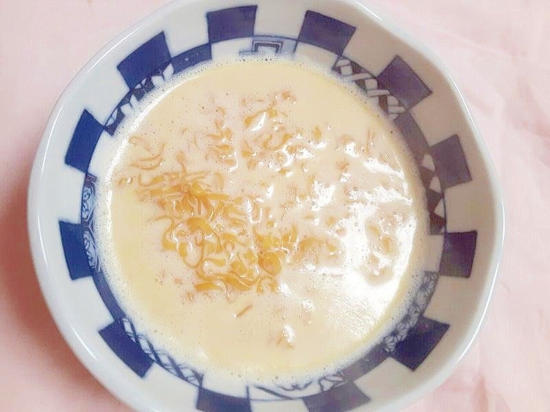 豆乳ラーメン■袋麺インスタント使用■