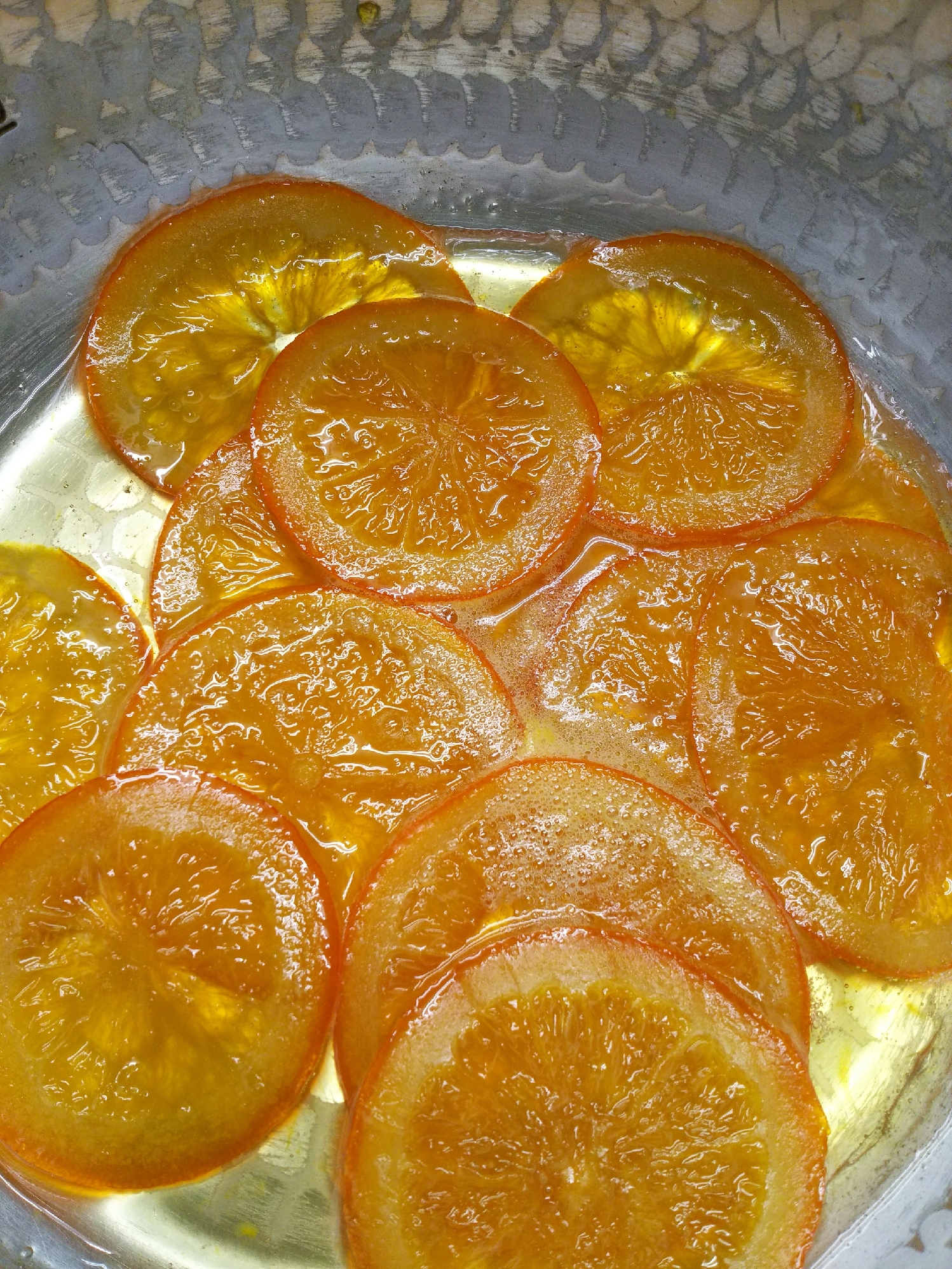 オレンジ煮 マーマレード オレンジケーキ飾り
