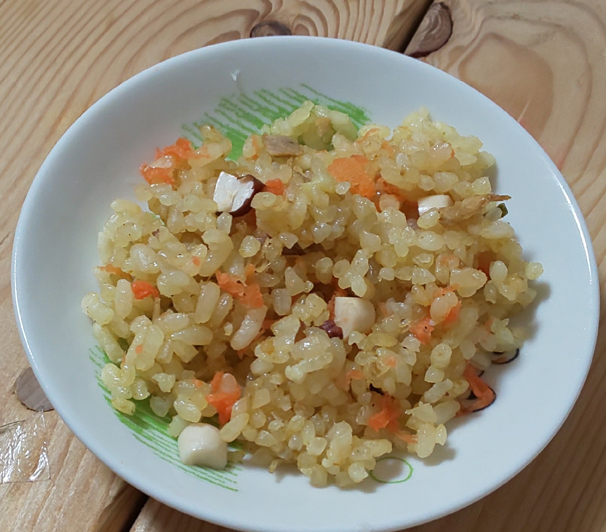 ☆落花生すりおろしにんじんのカレーピラフ☆