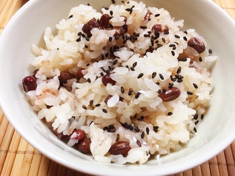 もちもち！赤飯風小豆おこわ