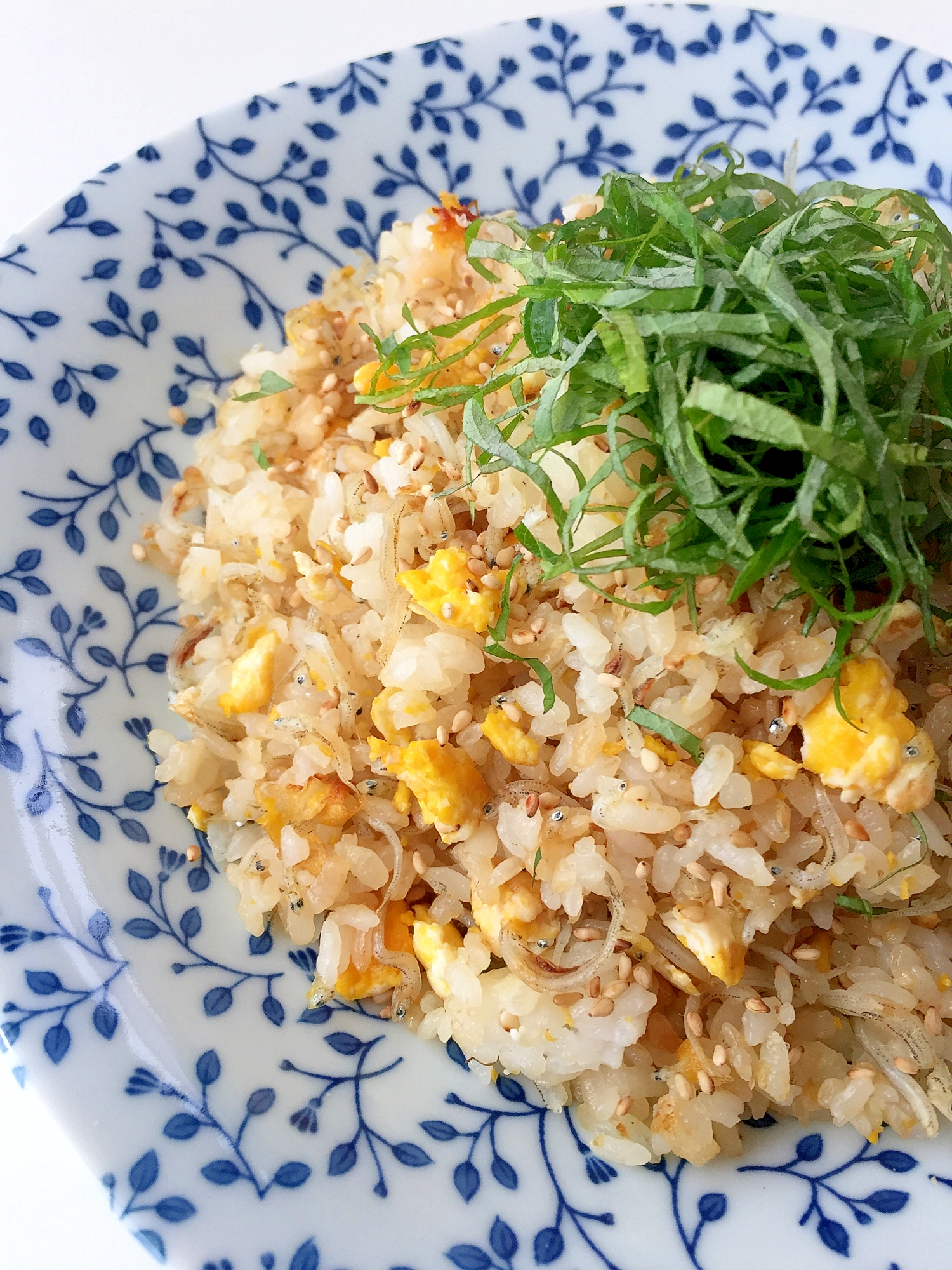 しらすと卵のチャーハン♪昆布茶で旨味アップ‼︎