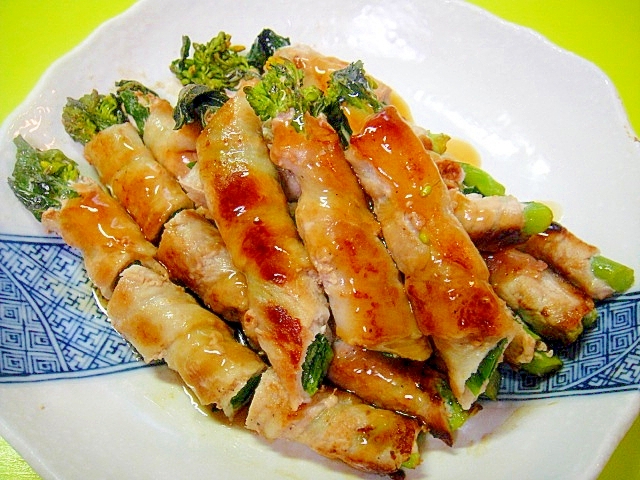 豚バラ肉の菜の花巻き 甘酢ソースがけ レシピ 作り方 By Mint 楽天レシピ 豚バラ肉の菜の花巻き 甘酢ソースがけ レシピ 作り方 By Mint 楽天レシピ
