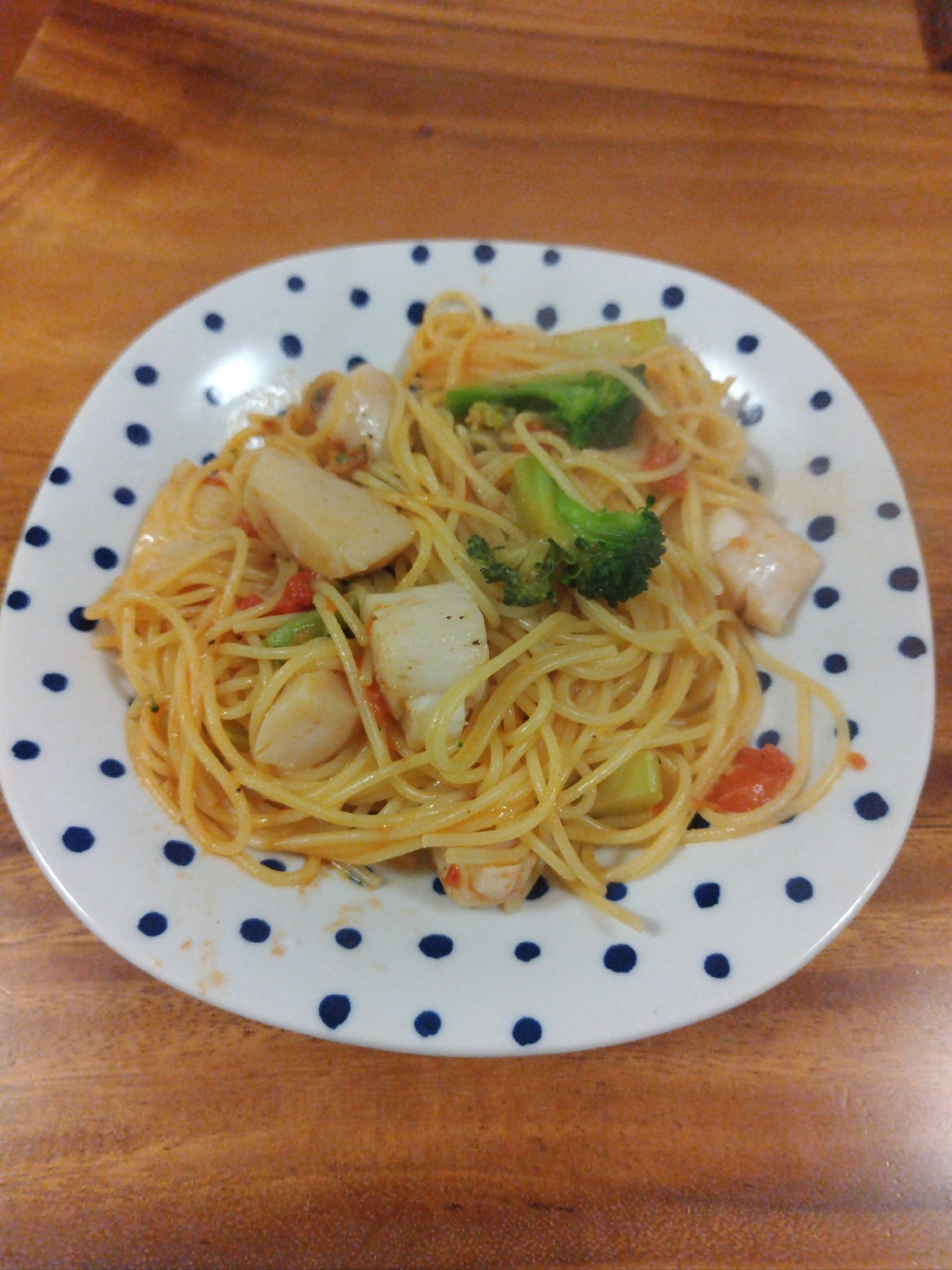 バター香る❗️ホタテパスタ