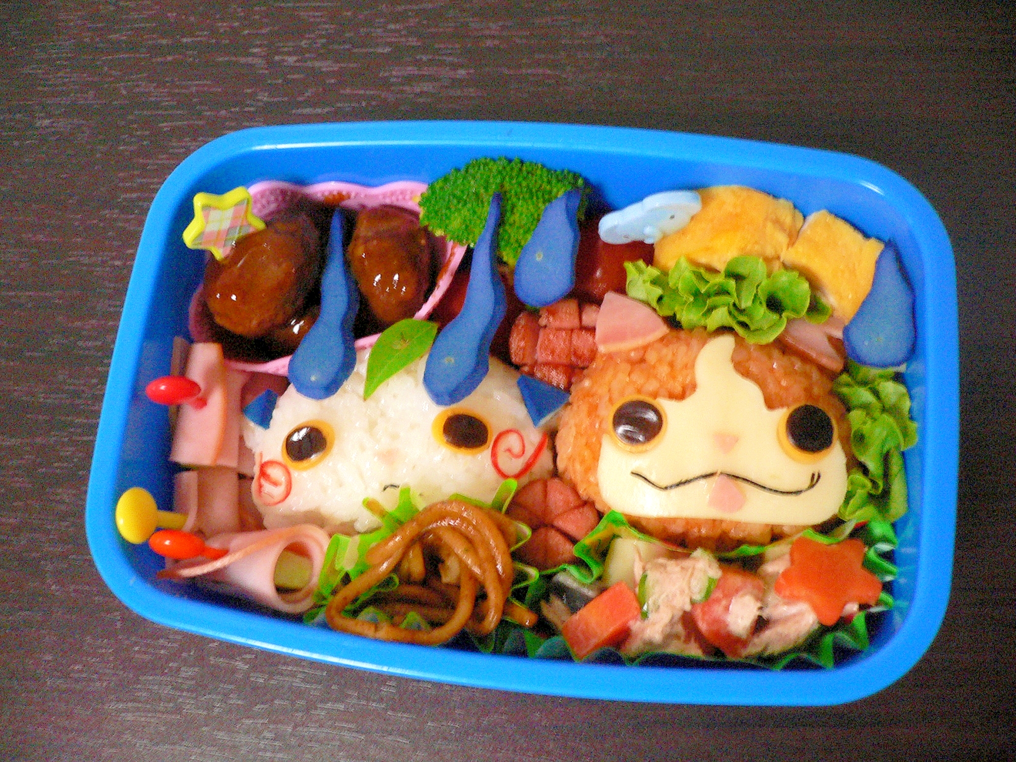 キャラ弁 妖怪ウォッチ ジバニャン コマさん レシピ 作り方 By ken 楽天レシピ キャラ弁 妖怪ウォッチ ジバニャン コマさん レシピ 作り方 By ken 楽天レシピ