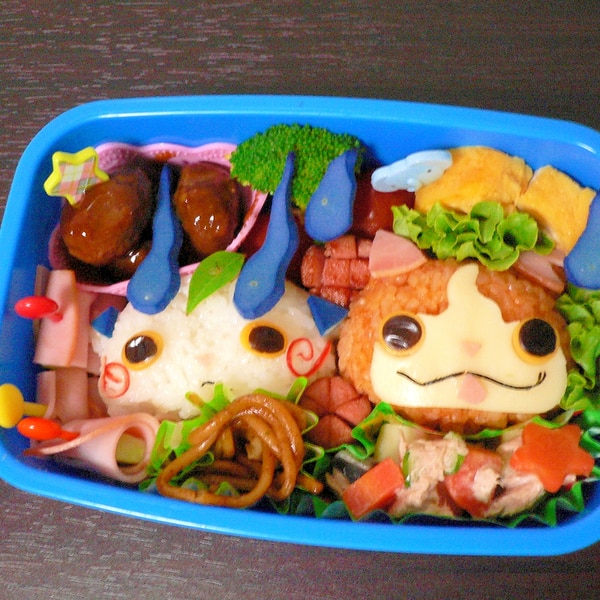 キャラ弁 妖怪ウォッチ ジバニャン コマさん レシピ 作り方 By ken 楽天レシピ キャラ弁 妖怪ウォッチ ジバニャン コマさん レシピ 作り方 By ken 楽天レシピ