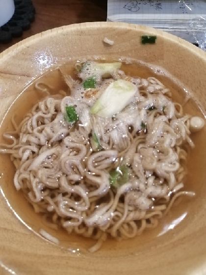 梅香るとろろ昆布のお蕎麦