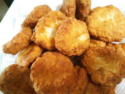 豆腐感が全くしないです～パン粉と豆腐がつなぎの役割をしてるのかな～？美味しいし食材も簡単なのでまた作ります～ヾ(＾v＾)k