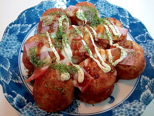 ベーコンととろけるチーズと青のりのたこ焼き レシピ 作り方 By ぷ みぃまま 楽天レシピ ベーコンととろけるチーズと青のりのたこ焼き レシピ 作り方 By ぷ みぃまま 楽天レシピ