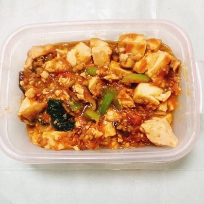 ✨豆腐のピリ辛ミートソース煮込み✨