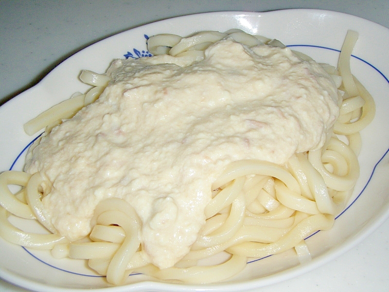 包丁・火を使いません★豆腐クリームうどん