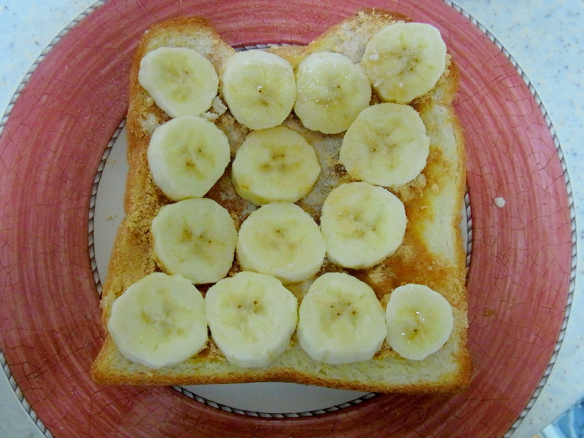 おやつ、朝食に！バナナトースト