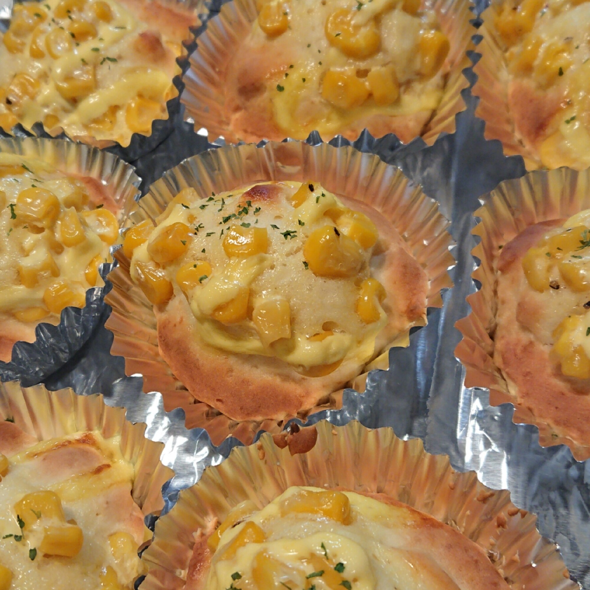 オーブン不要 マヨコーンマフィン レシピ 作り方 By Mikitea7 楽天レシピ