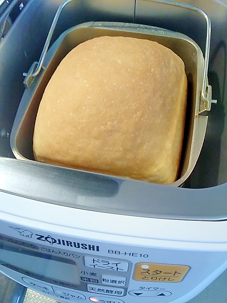 象印ホームベーカリー調整パン 砂糖バター少な目